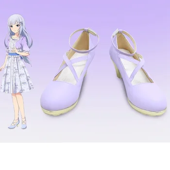 Унисекс аниме Cos Shiraishi Tsumugi Костюмы для косплея Обувь Сапоги Нестандартного размера
