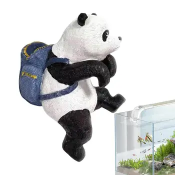Фигурки панд, Фигурки животных, имитация фигурных украшений, Аквариум в форме панды, Ландшафтный дизайн, Благоприятный талисман для учебы