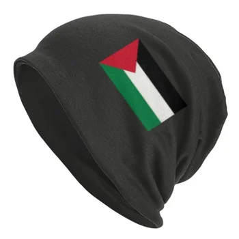Флаг Палестины, Шапка-капот, Вязаные шапки, Мужские, Женские, Хип-хоп Унисекс, Палестинская Гордость, Теплые Зимние шапочки, Кепка