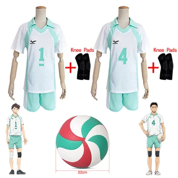 Форма для старшеклассников, Летние шорты с короткими рукавами, костюм для косплея Haikyuu Oikawa Tooru, Волейбольная футбольная спортивная одежда