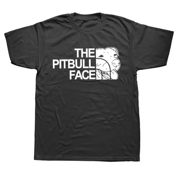 Футболка для собак Pitbull, мужская одежда, Подарочная хлопковая забавная футболка с коротким рукавом в стиле харадзюку в стиле хип-хоп