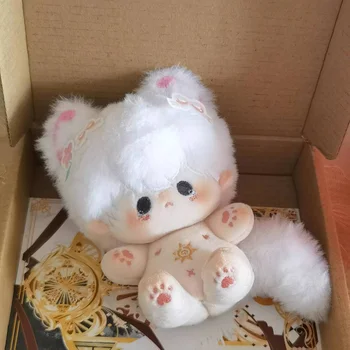 Хлопчатобумажная кукла 10 см без атрибутивной кроличьей шерсти, щенок, супер милая плюшевая кукла, подарки для девочек