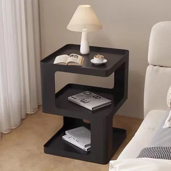 Хранение Современная прикроватная тумбочка Nordic Home Черный ночной столик для хранения Nordic Living Room Comoda Pra Quarto Decoration