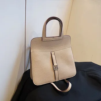 Черная сумка через плечо, женская дизайнерская повседневная маленькая сумка через плечо, винтажный портфель-мессенджер, сумка-портмоне в стиле унисекс