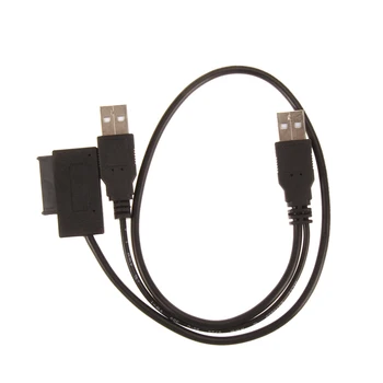 Шнур для передачи данных с USB 2.0 на 7 + 6 13-контактный привод, кабель-адаптер питания шины USB, кабель-адаптер Super Drive для SATA CD/ DVD