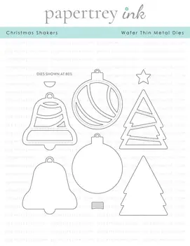Штампы для резки металла Addycraft Рождественские шейкеры для скрапбукинга поделок для альбомов тиснения бумажных открыток