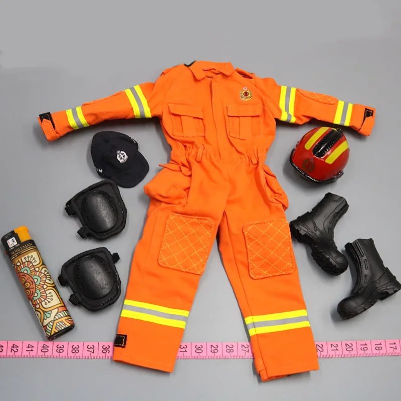 Набор одежды, шлема и обуви для поисково-спасательной команды в масштабе 1/6 Модель 12-дюймовых кукольных аксессуаров Коллекция игрушек для показа 0