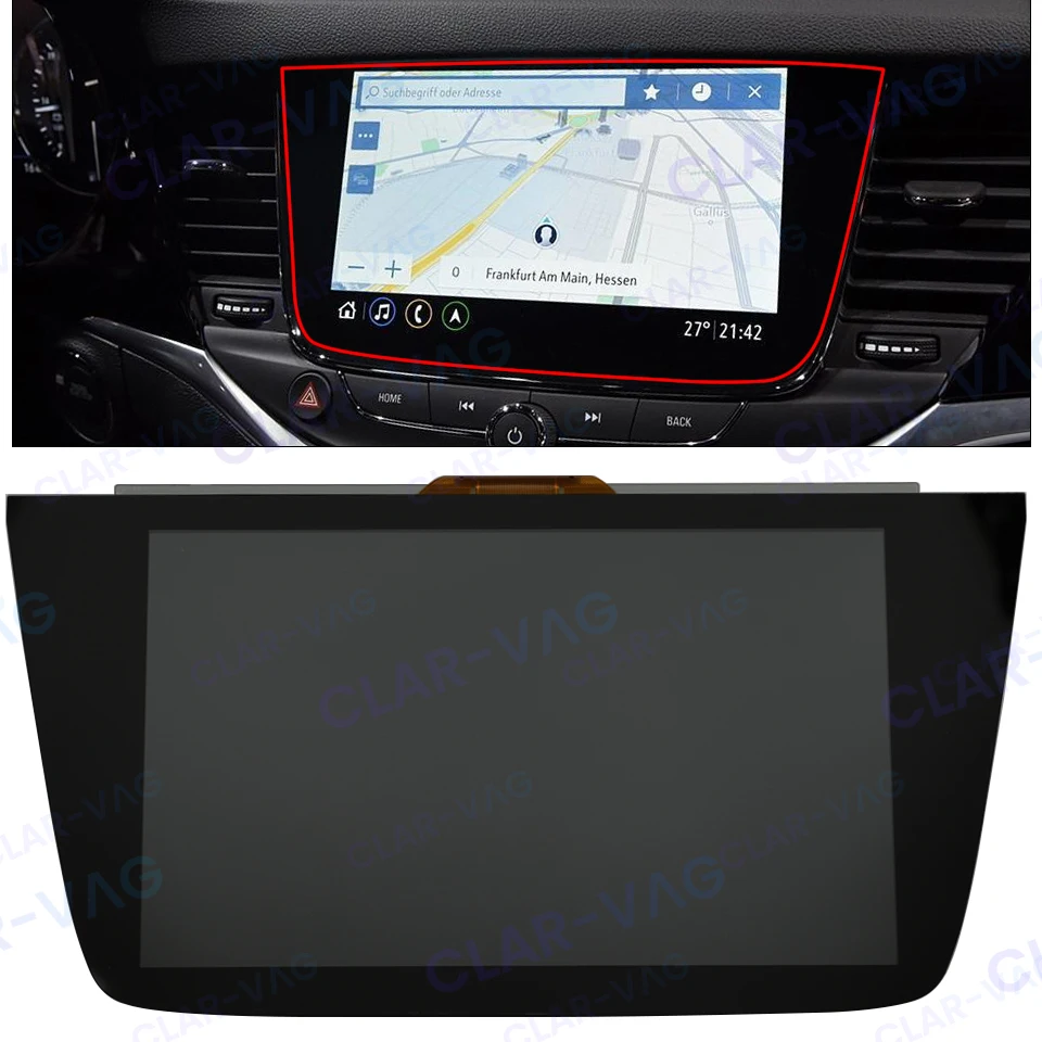 OEM 8-дюймовый сенсорный ЖК-дисплей в сборе для Opel Astra K Автомобильный DVD GPS навигация LQ080Y5DZ06 LQ080Y5DZ10 1