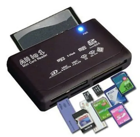 Универсальный кард-ридер USB 2.0 SD Card Reader Адаптер Поддержка TF CF SD Mini SD SDHC MMC MS XD 2