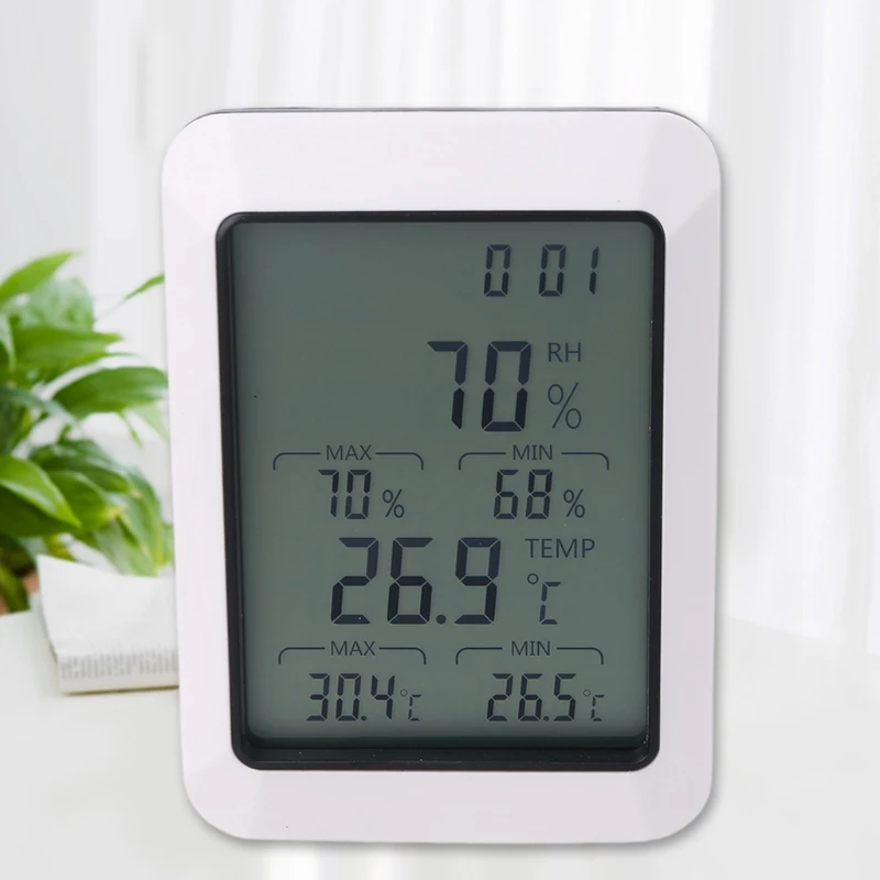 Цифровой гигрометр, Внутренний и наружный термометр, беспроводной датчик температуры и влажности 2