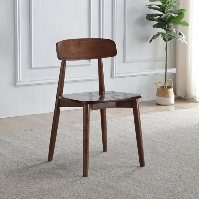 Обеденные стулья для кафе в скандинавском стиле со спинкой, деревянные переносные обеденные стулья для гостиной, эргономичная мебель Silla Comedor YX50DC 1