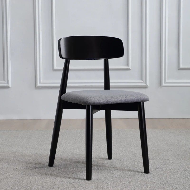 Обеденные стулья для кафе в скандинавском стиле со спинкой, деревянные переносные обеденные стулья для гостиной, эргономичная мебель Silla Comedor YX50DC 2