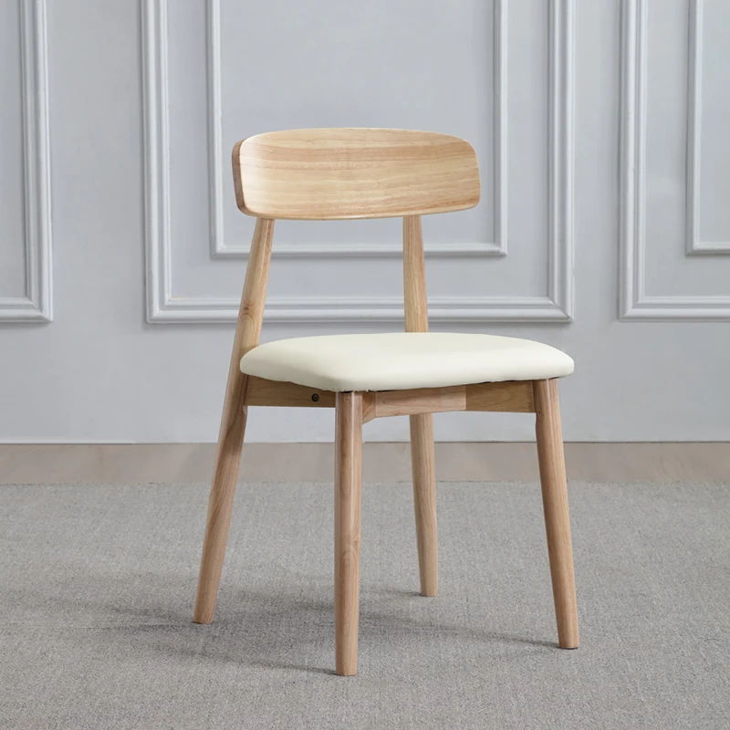 Обеденные стулья для кафе в скандинавском стиле со спинкой, деревянные переносные обеденные стулья для гостиной, эргономичная мебель Silla Comedor YX50DC 3
