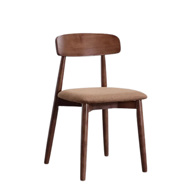 Обеденные стулья для кафе в скандинавском стиле со спинкой, деревянные переносные обеденные стулья для гостиной, эргономичная мебель Silla Comedor YX50DC 5