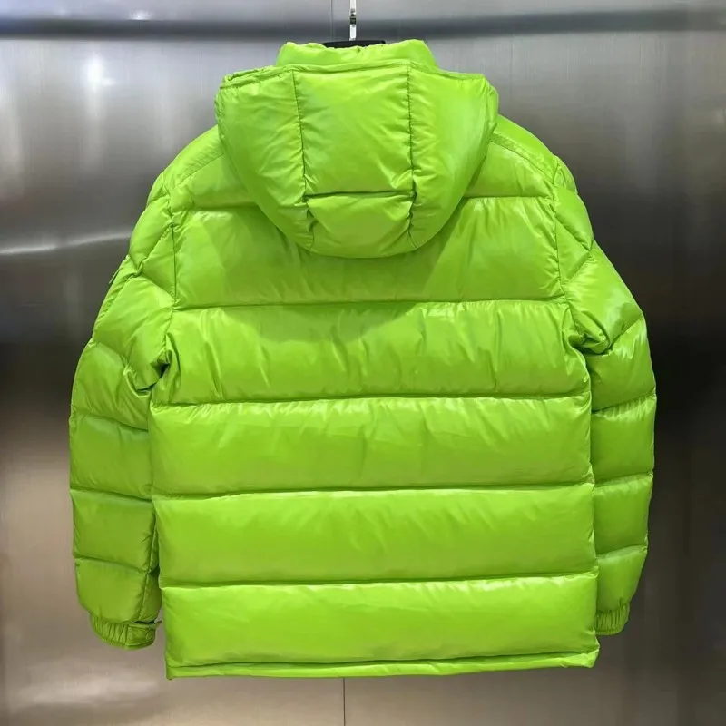 2023 Осенне-зимний мужской и женский пуховик с капюшоном Y2K Повседневная куртка для путешествий на открытом воздухе, однотонное теплое модное пальто 1
