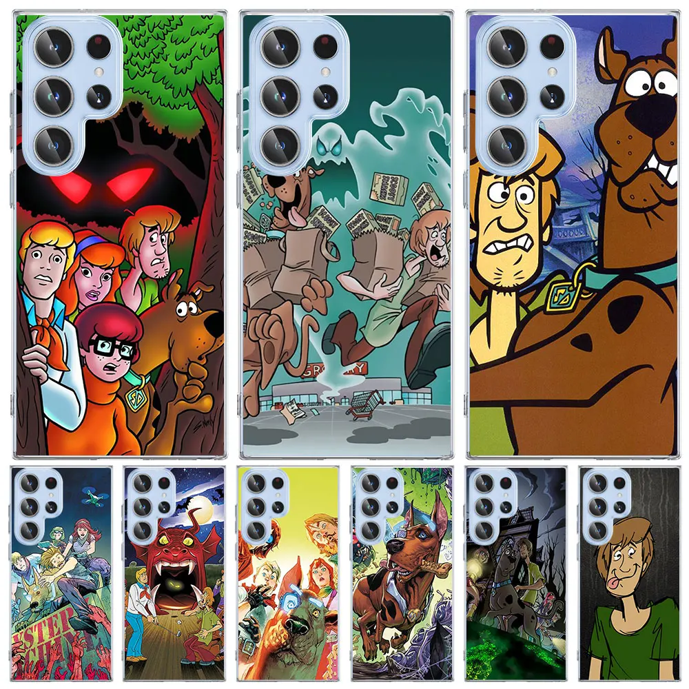Чехол S-Scoobys D-Doos для Samsung Galaxy S23 S22 Ultra S10e S21 S20 FE S10 5G S9 S8 Plus S7 Edge Прозрачный Мягкий Чехол Для телефона из ТПУ 0