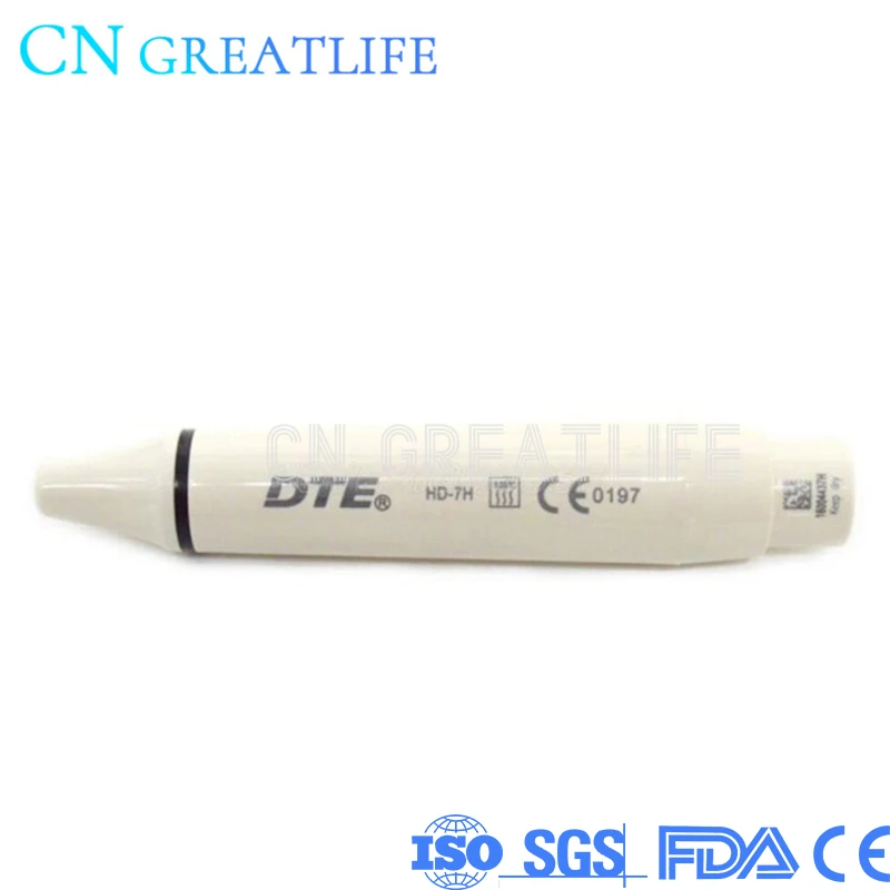 GreatLife Dent HD-7H Original Dental Supply Woodpecker DTE Стоматологический ультразвуковой скалер Съемный наконечник скалера 0