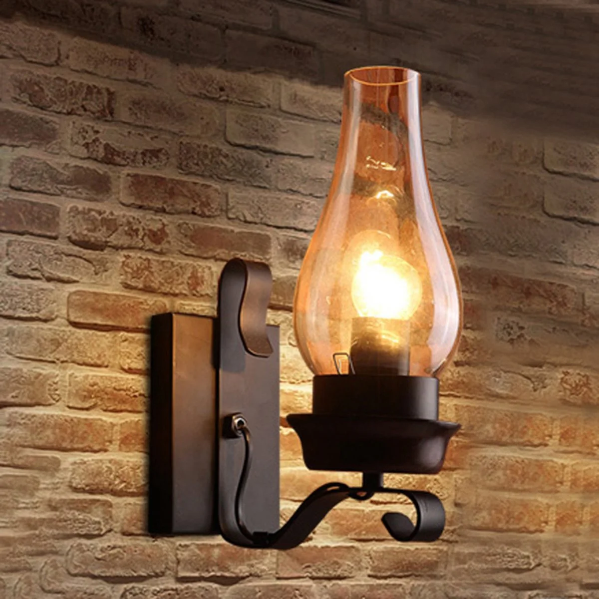 Ретро деревянный настенный светильник для гостиной, деревянные светодиодные бра, кафе-бар, прикроватная тумбочка для спальни, домашний декор в индустриальном стиле, настенные светильники 3