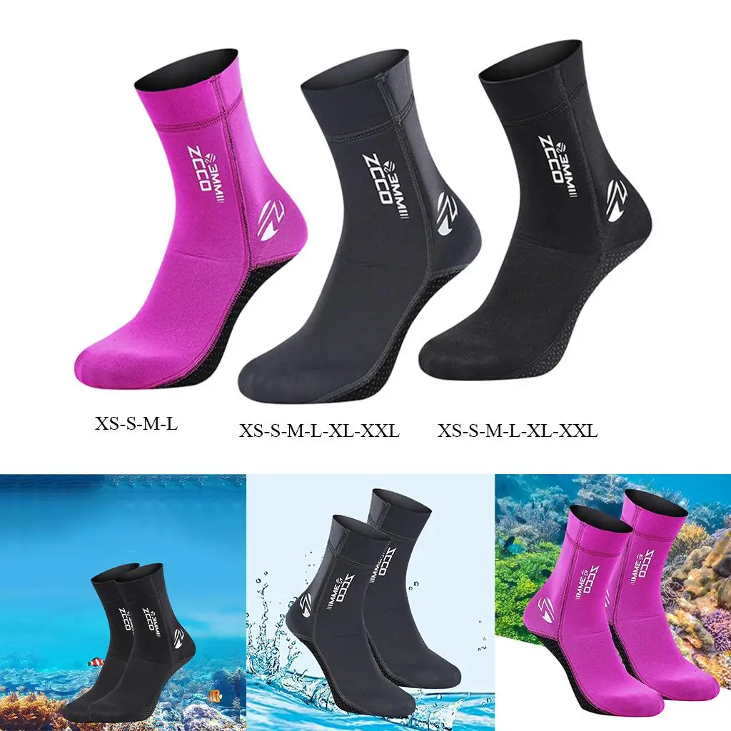 Мужские и женские неопреновые гидрокостюмы для дайвинга, ботинки для серфинга, носки для подводного плавания, теплые 0