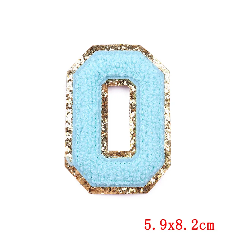 Синие английские буквы, нанесенные утюгом на нашивки для одежды, термоадгезивные нашивки, наклейки для глажки одежды, значок-аппликация 3
