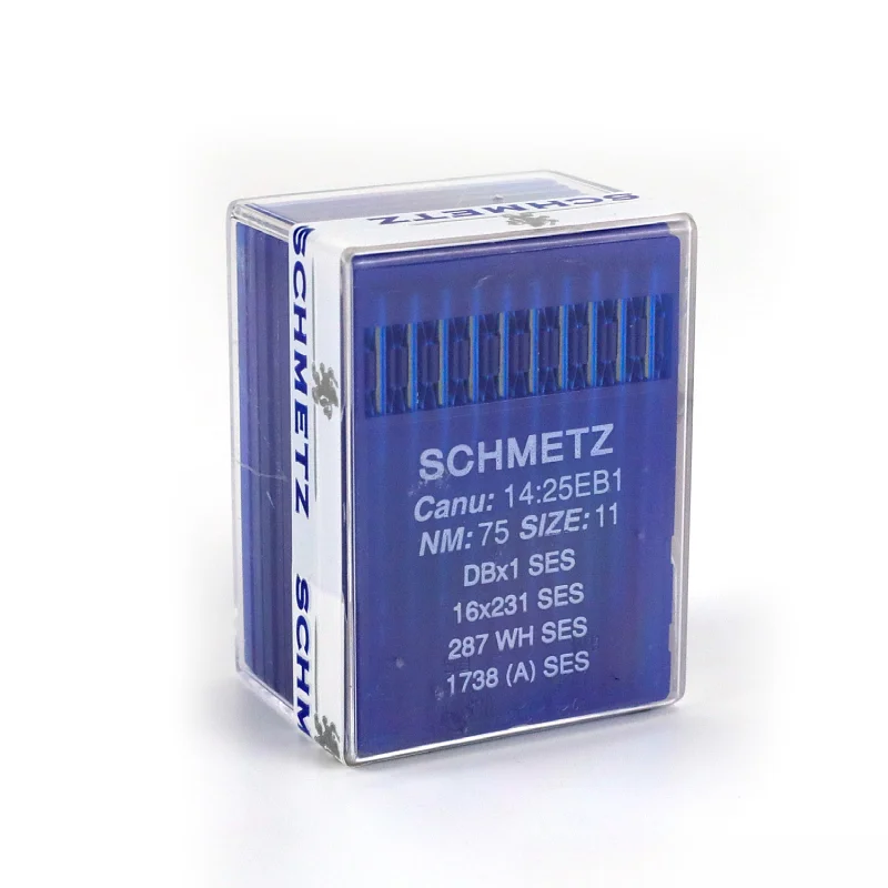 10 ШТ Игла DBX1 SES Schmetz Для Промышленной Одноигольной Швейной машины 14:25EB1 16X231 287WH 1738 (A) 3