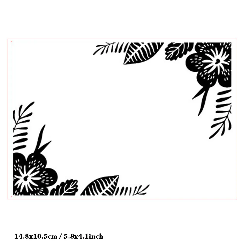 Шаблон папки с пластиковым тиснением листьев растений для поделок в стиле скрапбукинг, изготовление открыток для фотоальбомов, украшения ручной работы 2