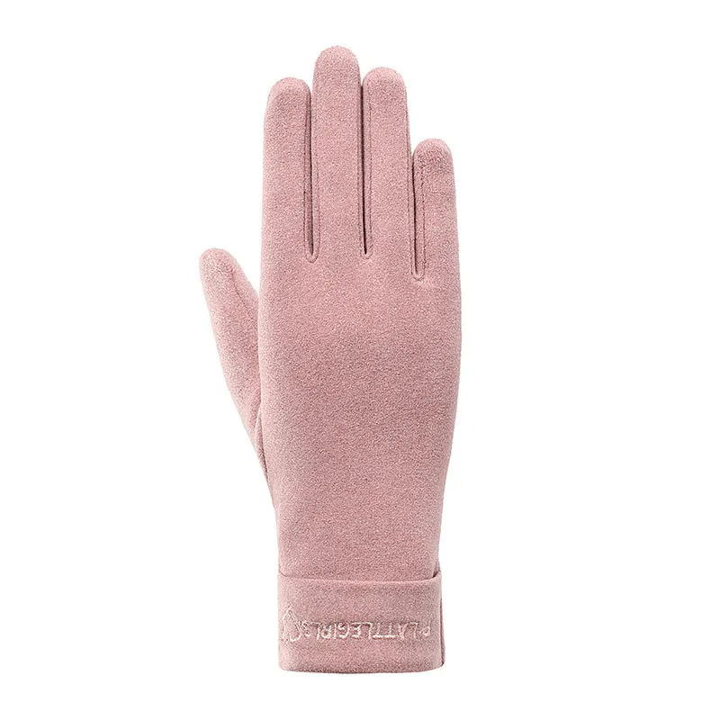 Новые модные перчатки, осень-зима, милые теплые рукавицы, варежки на полный палец, женские перчатки для занятий спортом на открытом воздухе, подарок для экрана, guantes mujer 4
