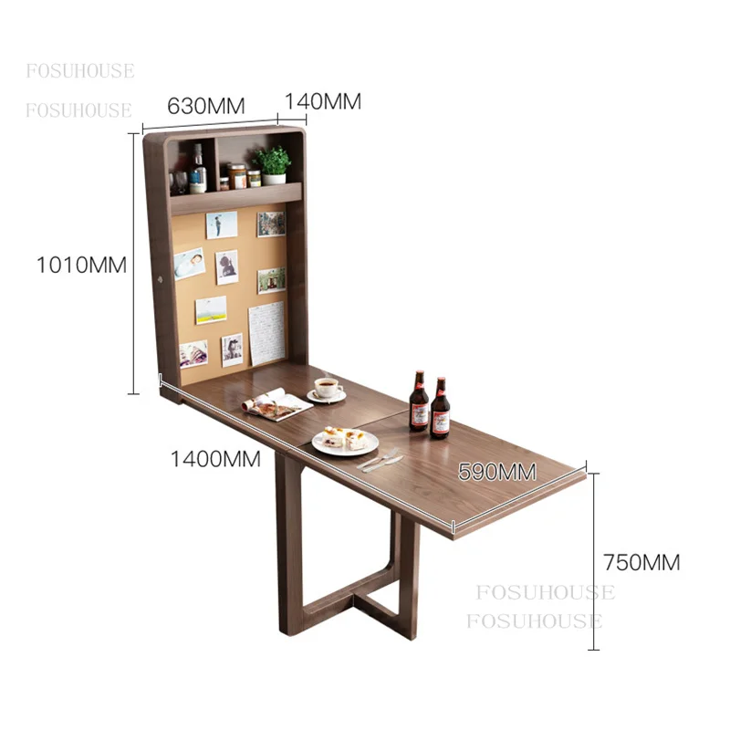 Телескопические Подвесные обеденные столы Для дома, квартиры, Складной стол, минималистичный Современный кухонный прямоугольный стол B 4