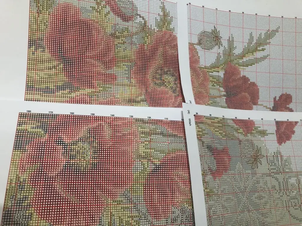 Декабрьские цветы Наборы для вышивания крестиком Наборы для вышивания рукоделия DIY Холст для вышивания крестиком Швейные поделки для домашнего развлечения 4
