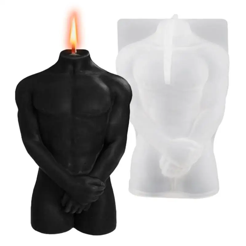 Силиконовая форма для человеческого тела, сделанная своими руками для женщин и мужчин, форма для свечи в форме тела, формы для изготовления свечей из смолы, штукатурка для домашнего творчества 0