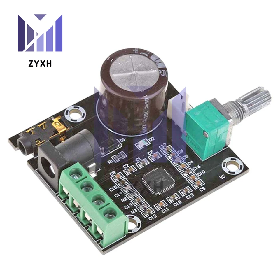 Плата усилителя PAM8610 мощностью 15 Вт * 2 2,0-канальных цифровых аудиоусилителя класса D, регулятор громкости для динамика DIY 1