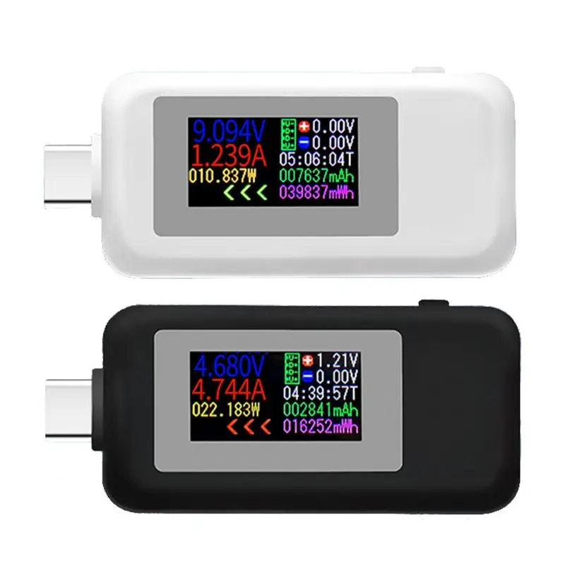 Удобный USB-тестер Type-C KWS-1902C и тестер тока 0-5A 4-30V Детектор мобильного аккумулятора Прямая поставка 1