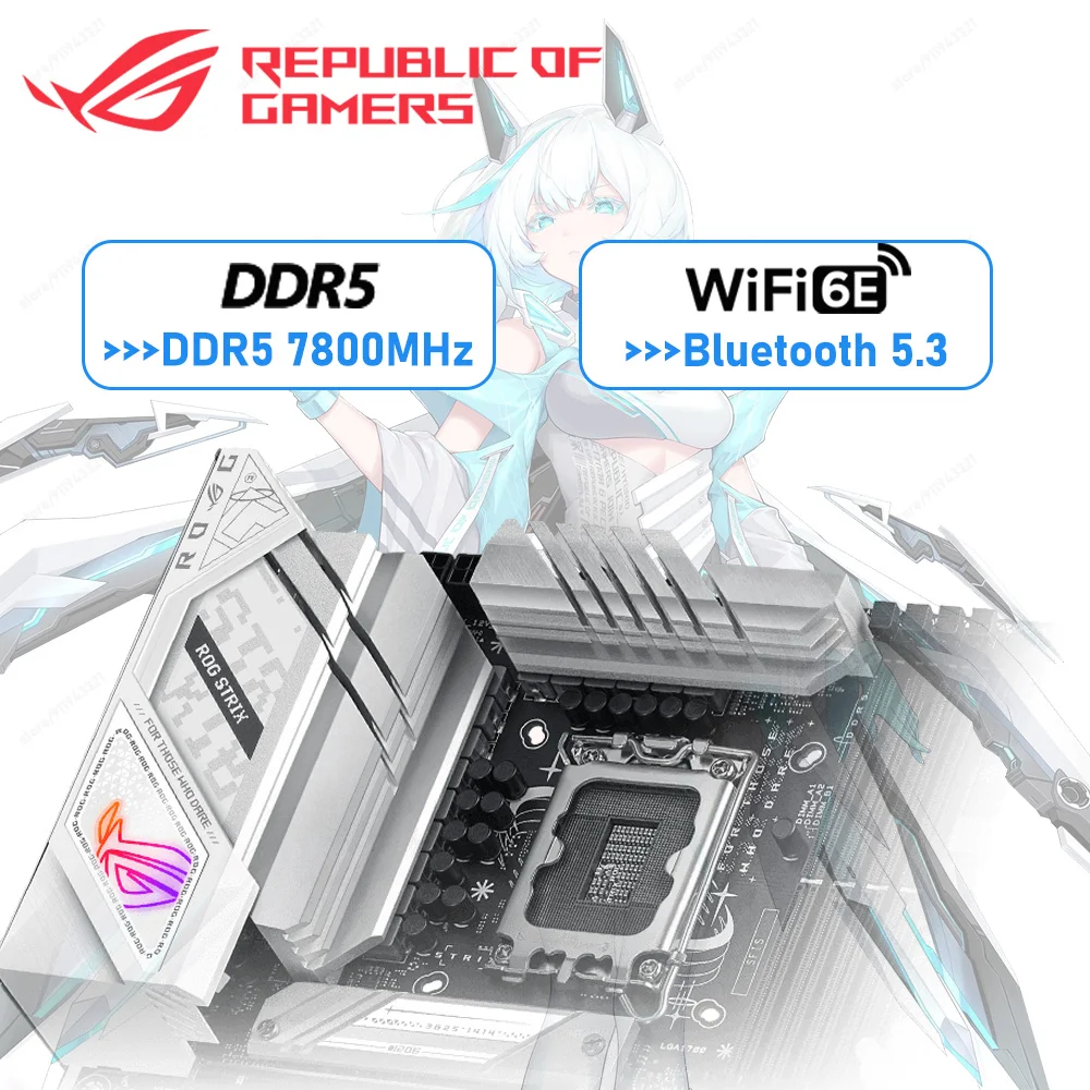 Комплект процессоров Intel Core i7 13700K LGA 1700 Asus ROG STRIX B760-G GAMING WIFI Материнская плата DDR5 Combo i7 13700K DDR5 32 ГБ памяти 3