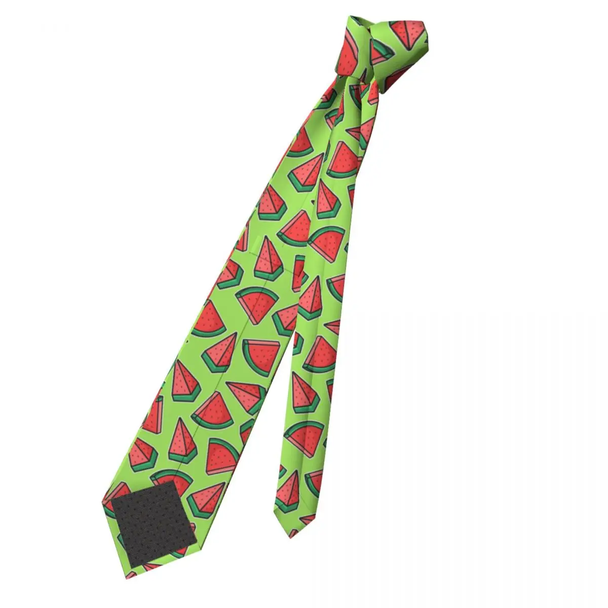 Милый арбузный галстук, нарезанный кубиками, мужской шелковый полиэстер, 8 см, узкие галстуки для мужских костюмов, аксессуары, галстук, свадебный реквизит для косплея 1