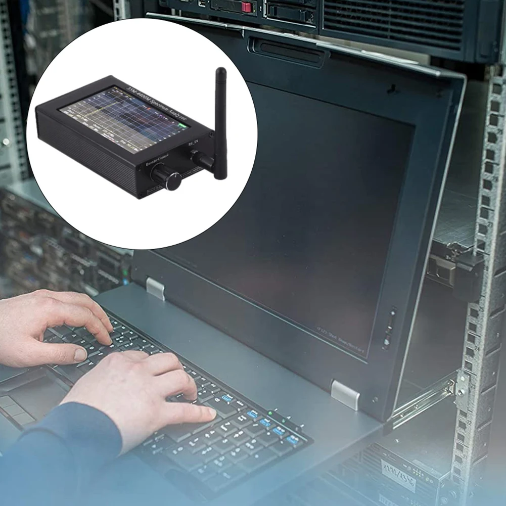 Портативный анализатор Спектра 35 М-4400 МГц с 4,3-Дюймовым Экраном, Высокоточный Источник ЛОС-Сигнала, Простой Анализатор Спектра 2