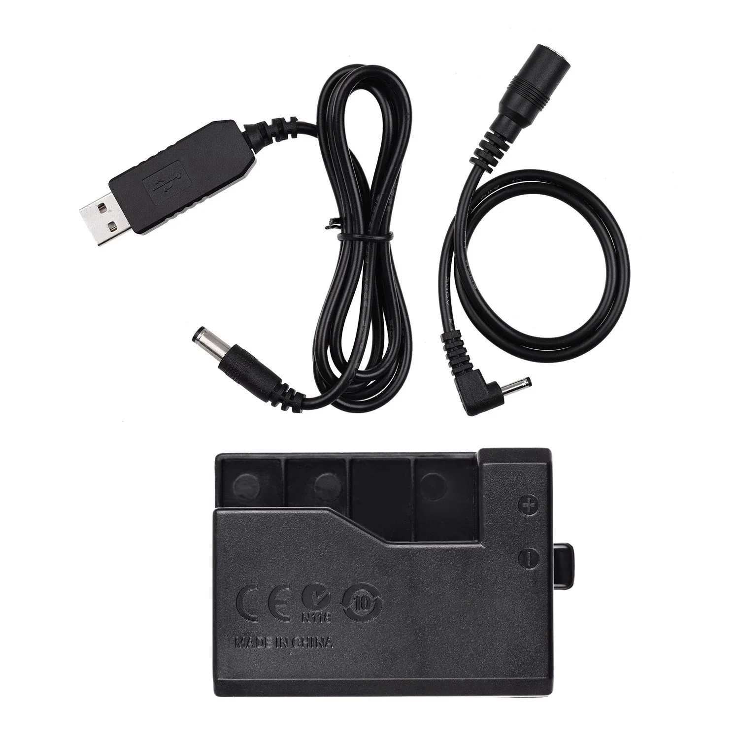 ACK-E10 5V USB Фиктивный аккумулятор Адаптер постоянного тока (замена для LP-E10) для Canon EOS Rebel T3/T5/T6/T7/T100 3