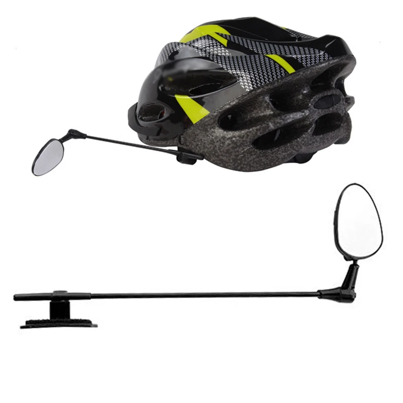 Зеркало для велосипедного шлема, Зеркало заднего вида для мотоцикла, широкоугольный поворотный Отражатель для электровелосипеда, MTB Аксессуары для шоссейных велосипедов 1