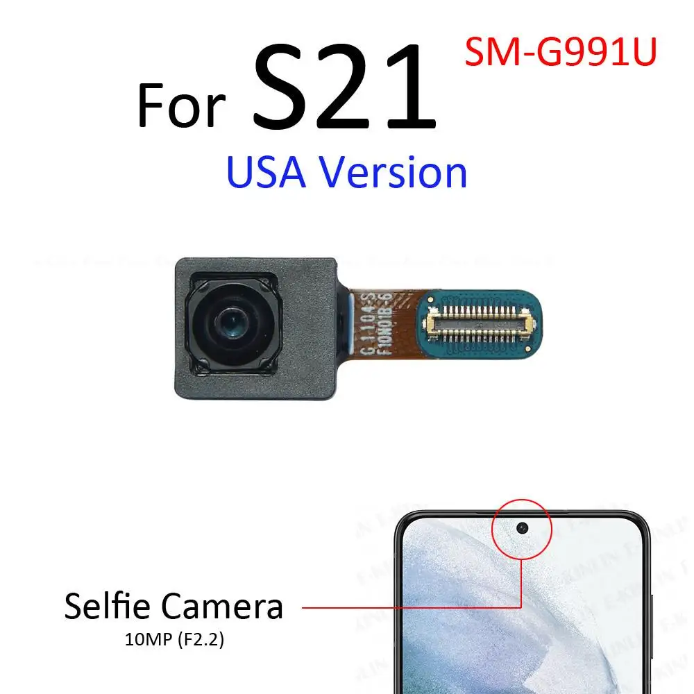 Запчасти для Ремонта Гибкого Кабеля Фронтальной Селфи-Камеры Samsung Galaxy S21 Plus FE Ultra G998 G996 G991 G990 3