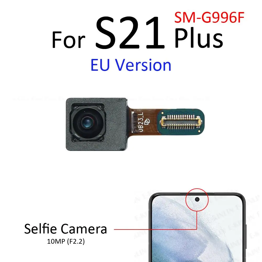 Запчасти для Ремонта Гибкого Кабеля Фронтальной Селфи-Камеры Samsung Galaxy S21 Plus FE Ultra G998 G996 G991 G990 5