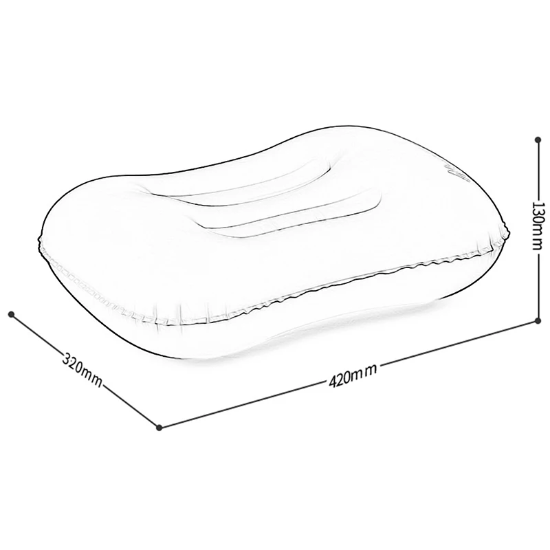 1 / 2ШТ Обновленная надувная подушка Naturehike Воздушная подушка для кемпинга Сверхлегкая Походная подушка для сна Сжимаемая для путешествий на открытом воздухе 4