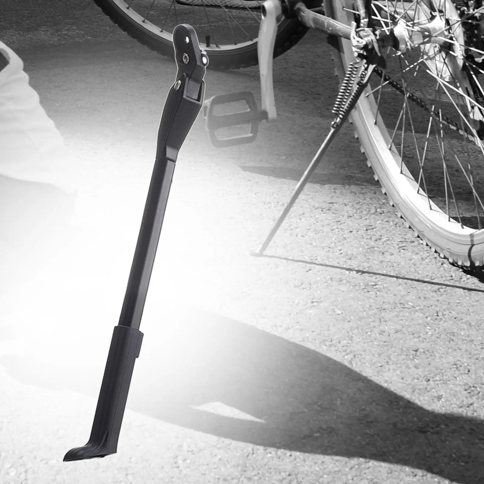 Велосипедная подставка для ног, крепление для велосипеда сзади, Универсальная боковая подставка для взрослых велосипедов от 24 до 27,5 дюймов, дорожных велосипедов, горных велосипедов 1