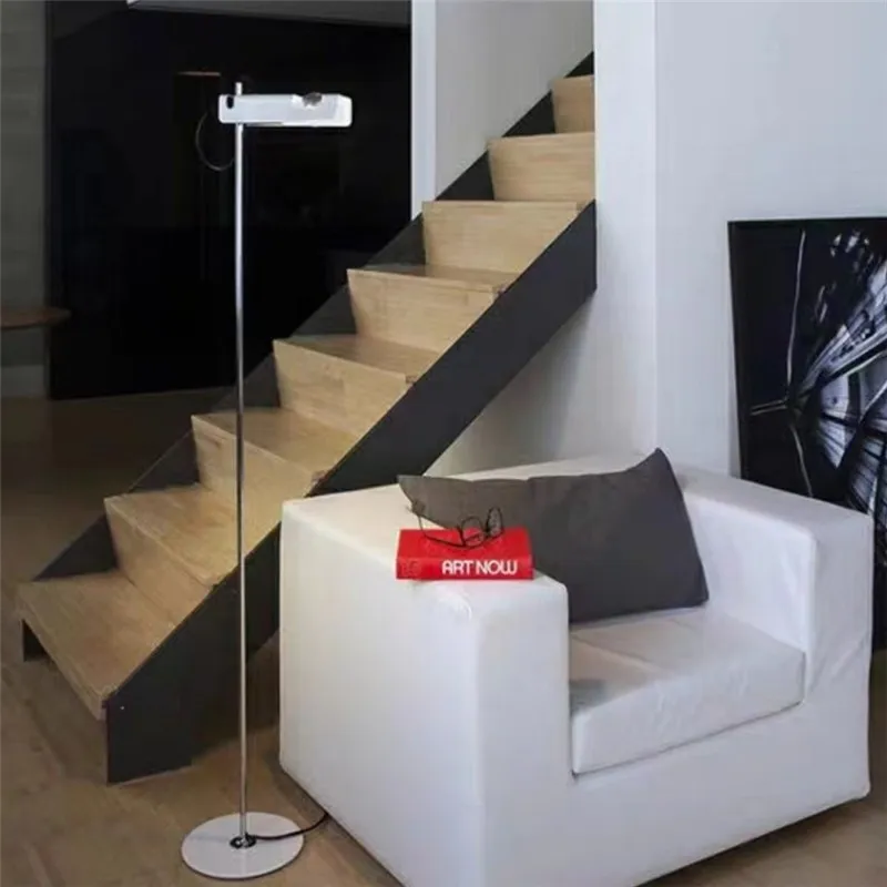 Торшер Oluce Spider Металлический светильник скандинавского дизайна, черно-Белая хромированная лампа Led E27, Прикроватная лампа для чтения в гостиной, кабинете, спальне 0