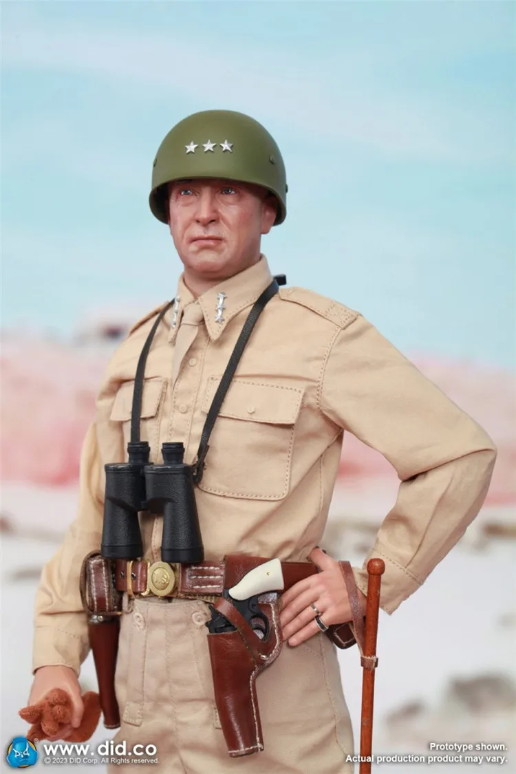 Коллекционный DID A80164 Вторая Мировая война 1/6 Мужчины Солдат Джордж Смит Паттон Генерал Армии США 12 