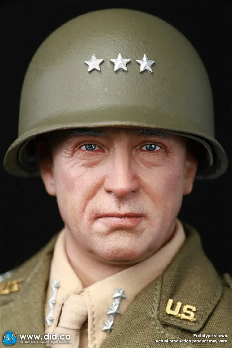 Коллекционный DID A80164 Вторая Мировая война 1/6 Мужчины Солдат Джордж Смит Паттон Генерал Армии США 12 