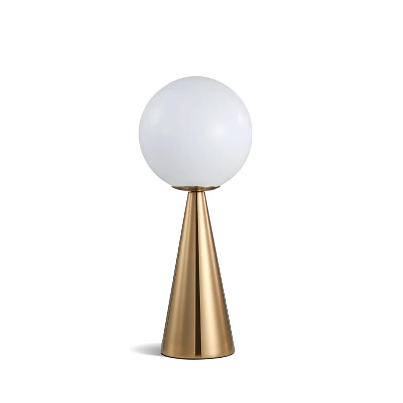 Настольная лампа Nordic Gold со светодиодной подсветкой Современный креативный дизайн Простой Прикроватный декор Настольная лампа для дома Гостиной Спальни 3
