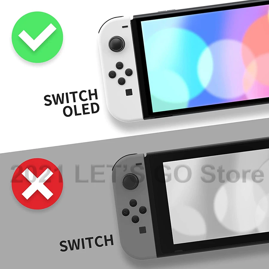 Прозрачная зеленая Сменная задняя панель консоли своими руками + корпус Joycon + Полный набор красочных кнопок для Nintendo Switch OLED 1