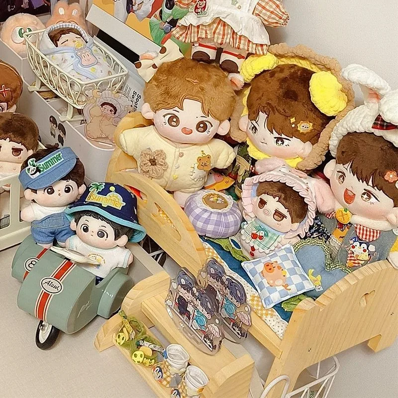 Кукольная миниатюрная кровать с лестницей Модная кукольная игра на 20 см 1/6 Кукольный аксессуар Игровой дом Комплект мебели для кукольного домика Украшение Кукольного домика 5