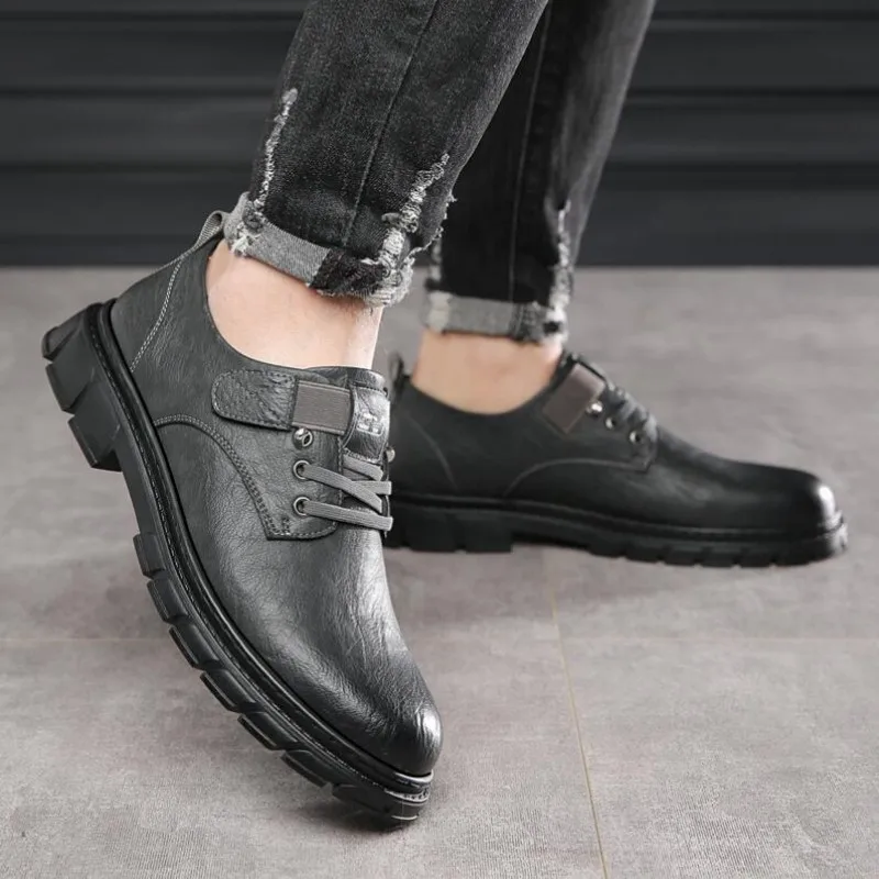 Мужская Повседневная обувь из натуральной кожи Элитного бренда, Мягкие Мужские кроссовки, Дышащие Мокасины, Мужская обувь для ходьбы и вождения, Zapatos Hombre 3