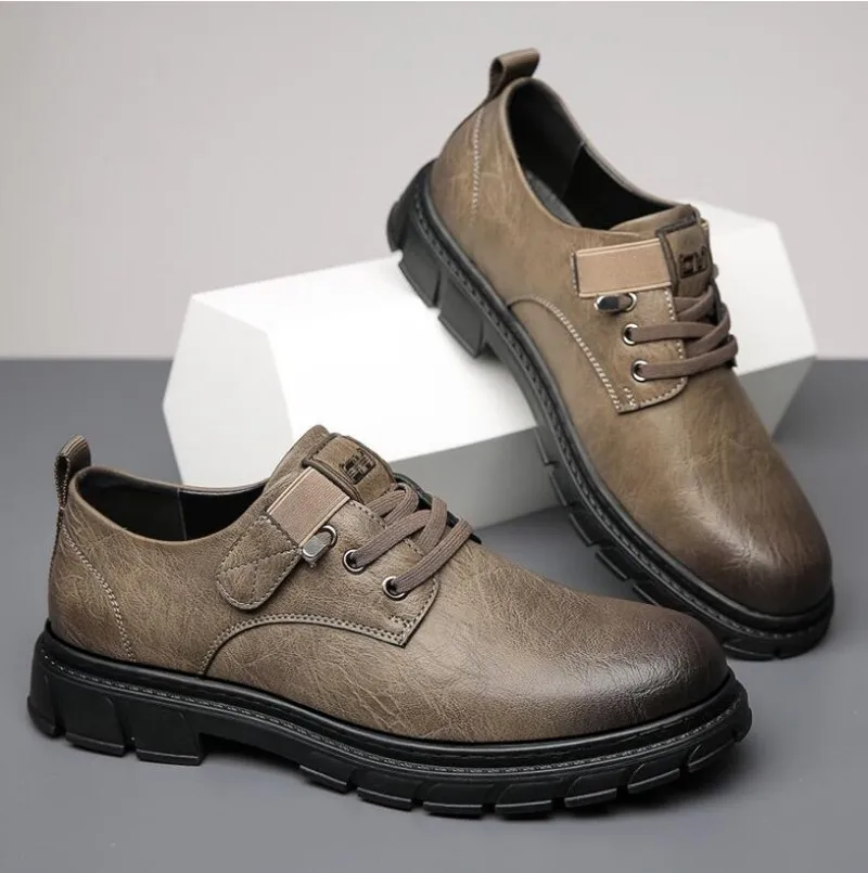 Мужская Повседневная обувь из натуральной кожи Элитного бренда, Мягкие Мужские кроссовки, Дышащие Мокасины, Мужская обувь для ходьбы и вождения, Zapatos Hombre 5