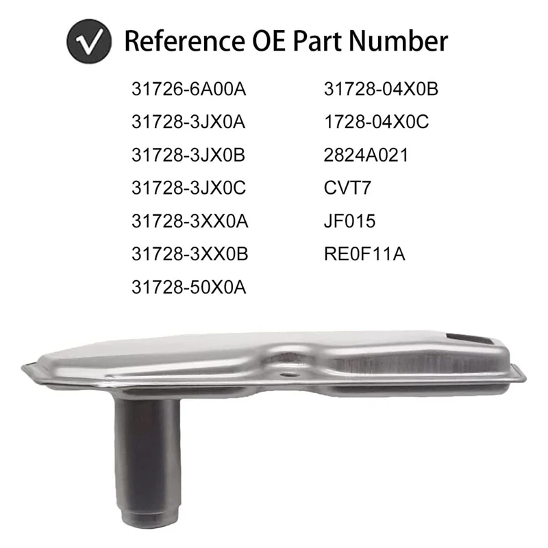 Цельнокроеный фильтр коробки передач Filter 31728-3JX0A серебристый для Nissan Versa 2012-2015 1